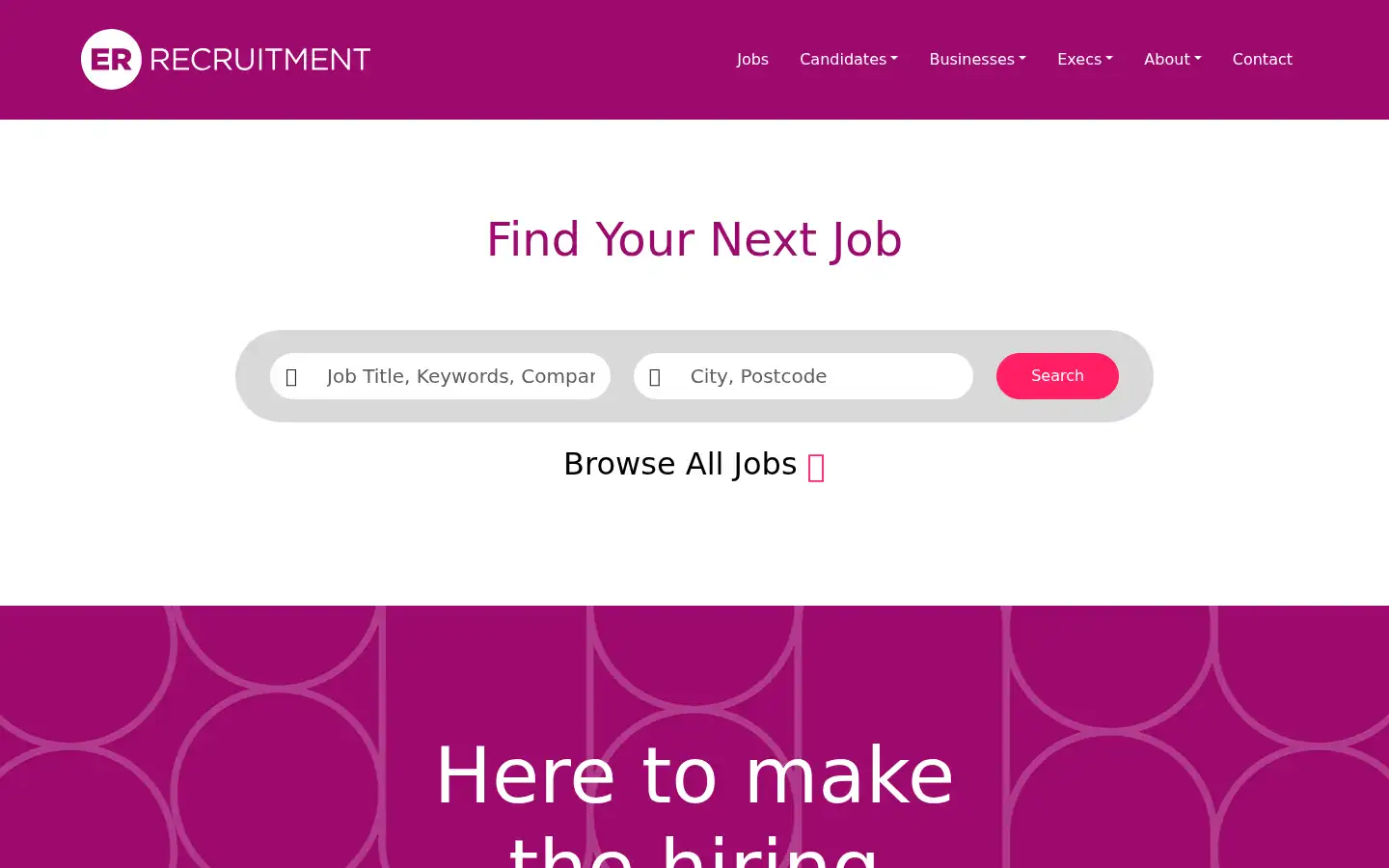 Screenshot of eileenrichards.co.uk