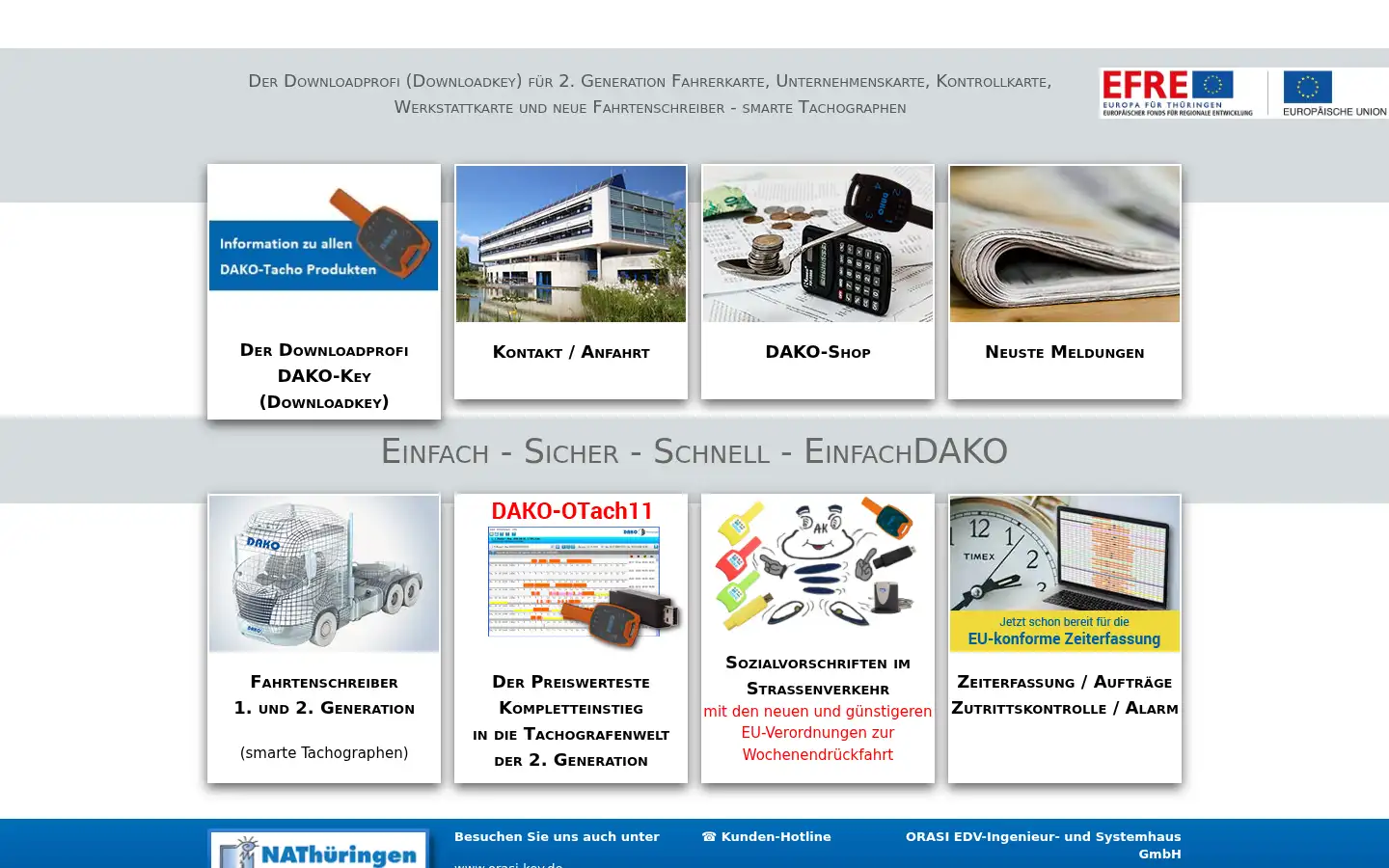 Screenshot of einfachdako.de