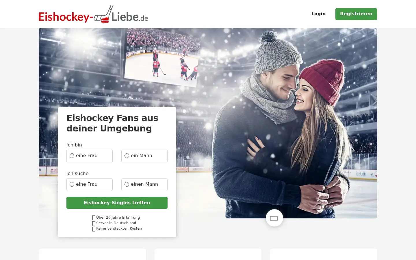 Screenshot of eishockey-liebe.de