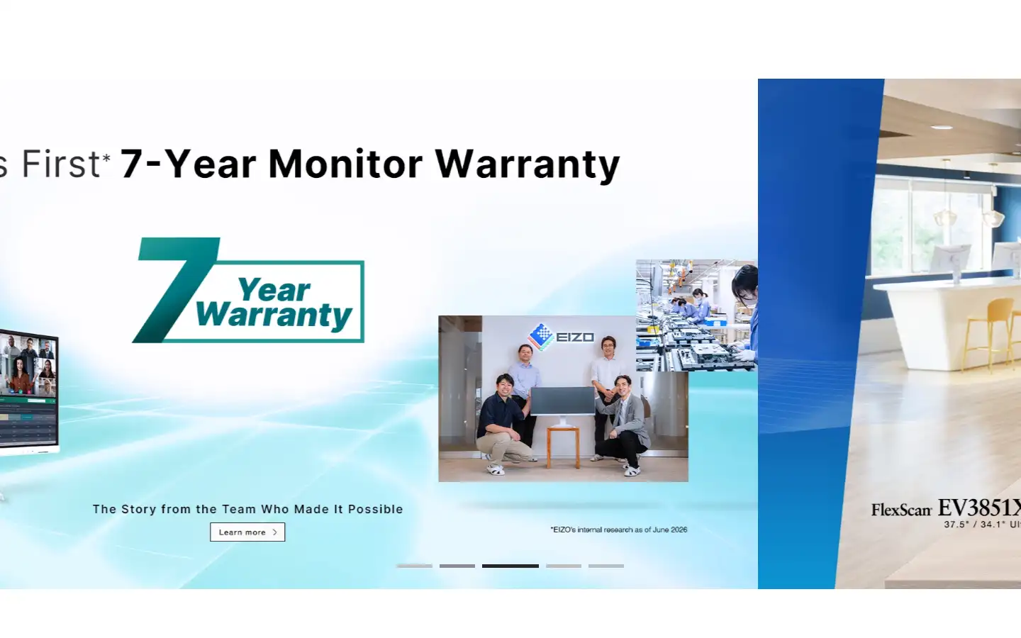 Screenshot of eizo.com
