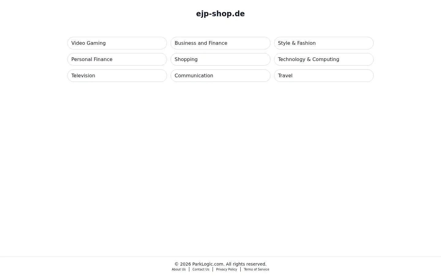 Screenshot of ejp-shop.de