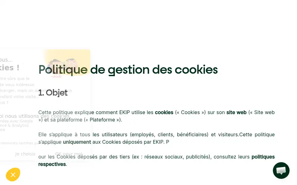 Screenshot of ekip.app
