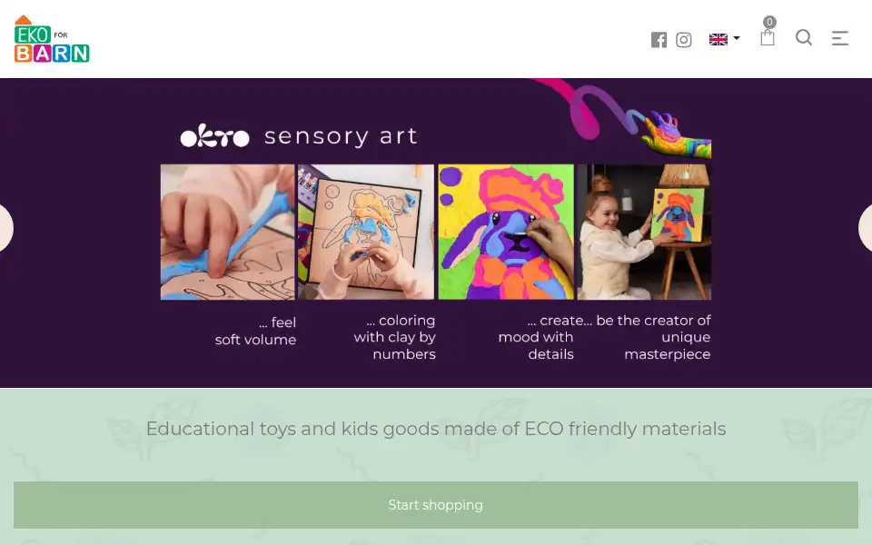 Screenshot of ekoforbarn.se