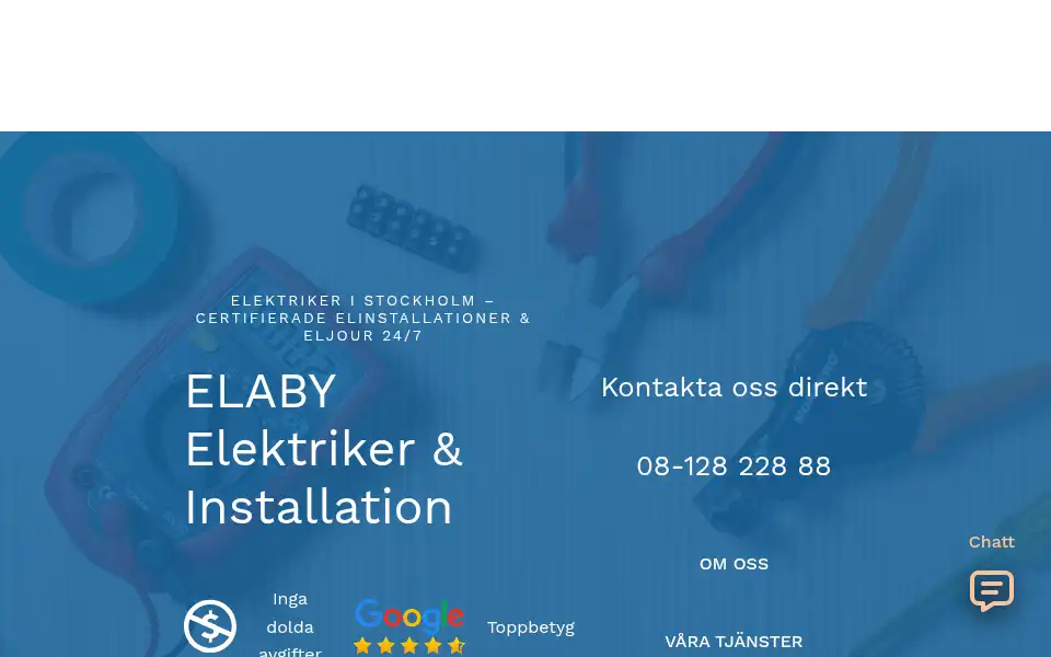 Screenshot of elaby.se
