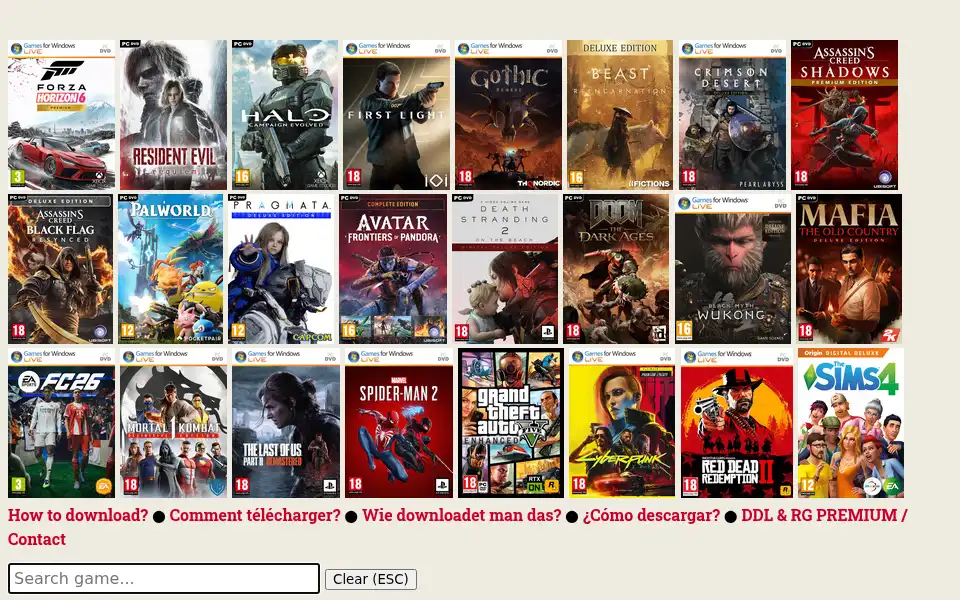 Screenshot of elamigos.site