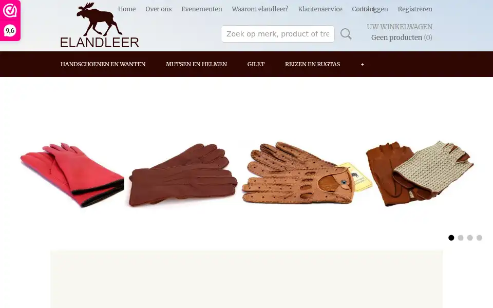 Screenshot of elandleer.nl