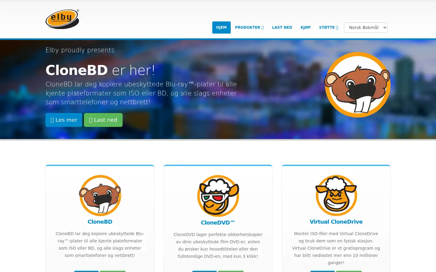 Screenshot of elby.ch