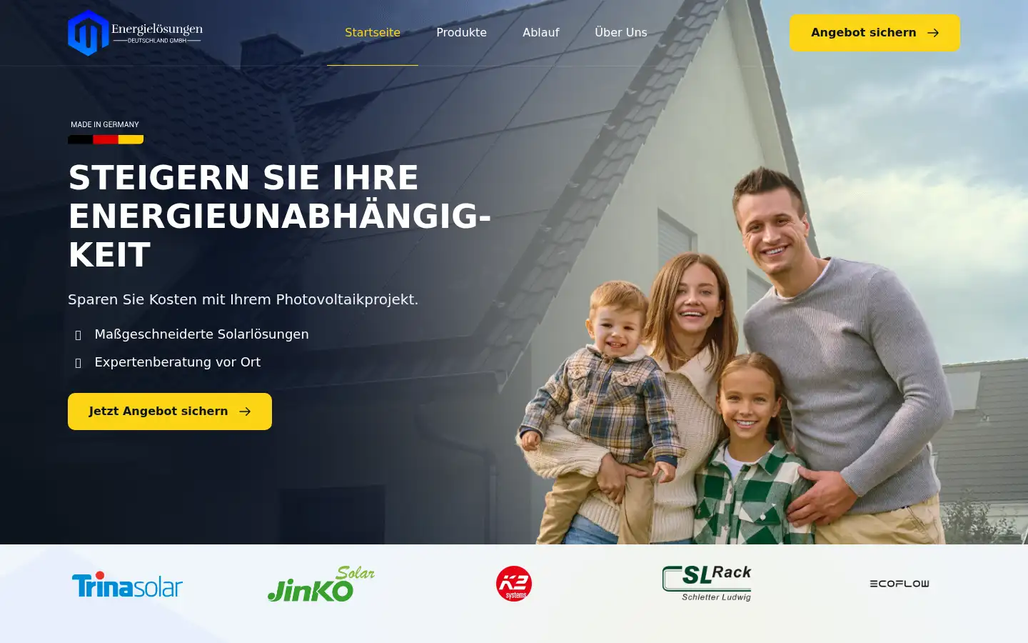 Screenshot of eld-energy.de