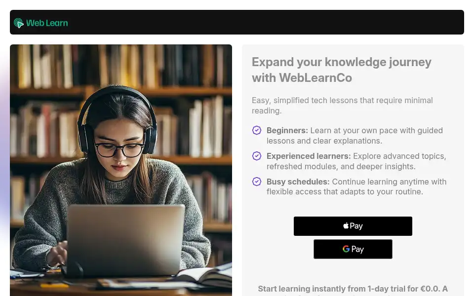 Screenshot of elearn-today.com