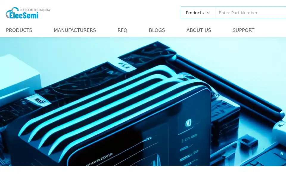Screenshot of elecsemi.com