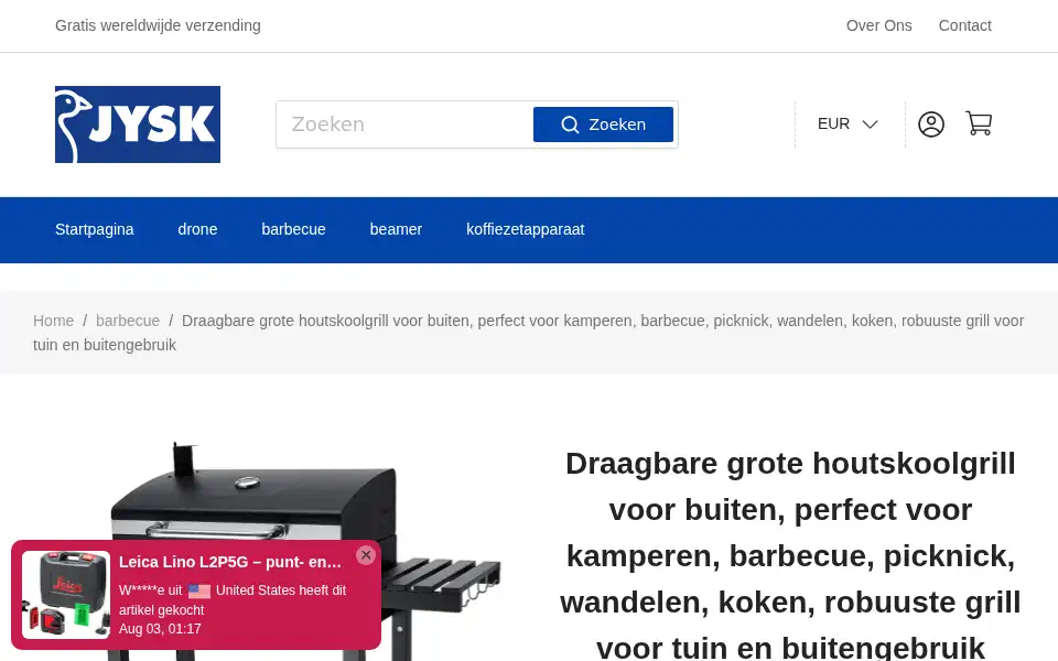 Screenshot of electivo.shop