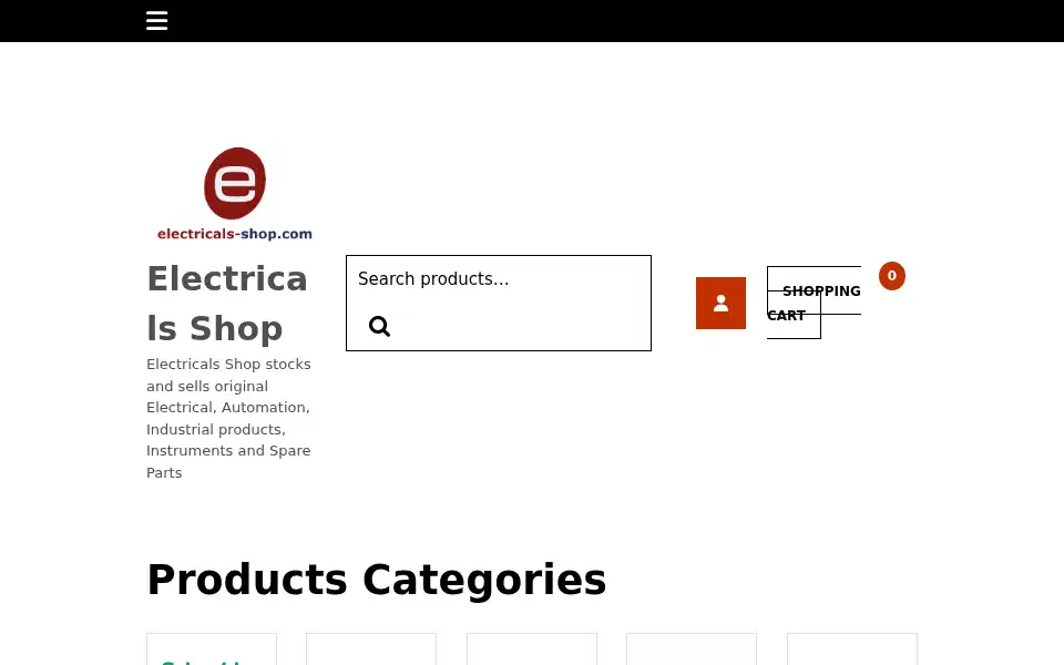 Screenshot of electricals-shop.com