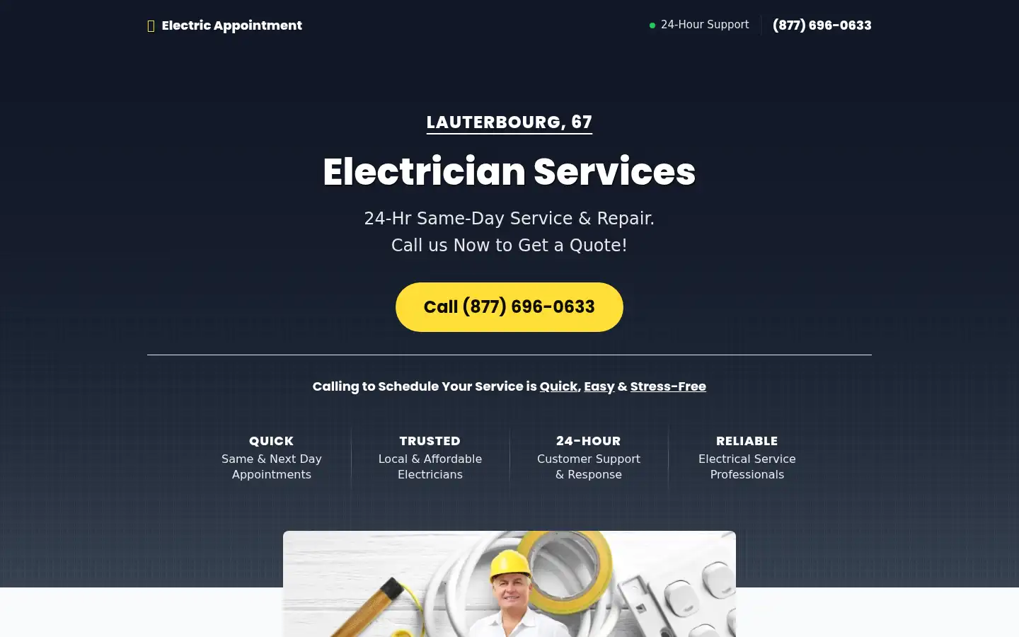 Screenshot of electricappointment.com