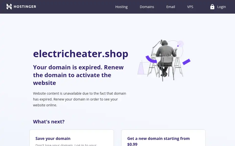 Screenshot of electricheater.shop