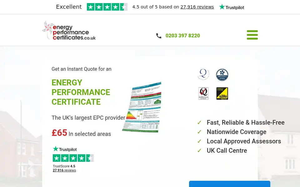 Screenshot of electricreports.co.uk