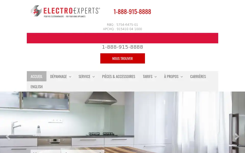 Screenshot of electro-experts.com