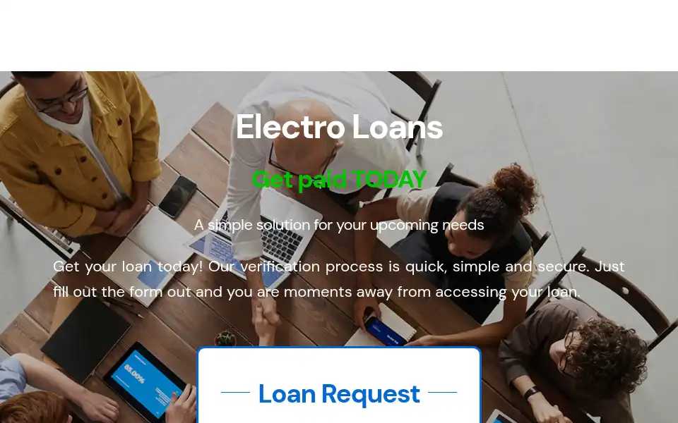 Screenshot of electroloans.ca