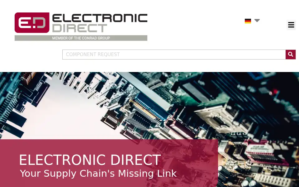 Screenshot of electronic-direct.com