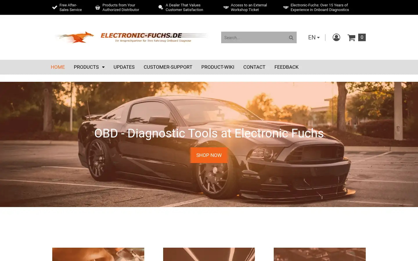 Screenshot of electronic-fuchs.de