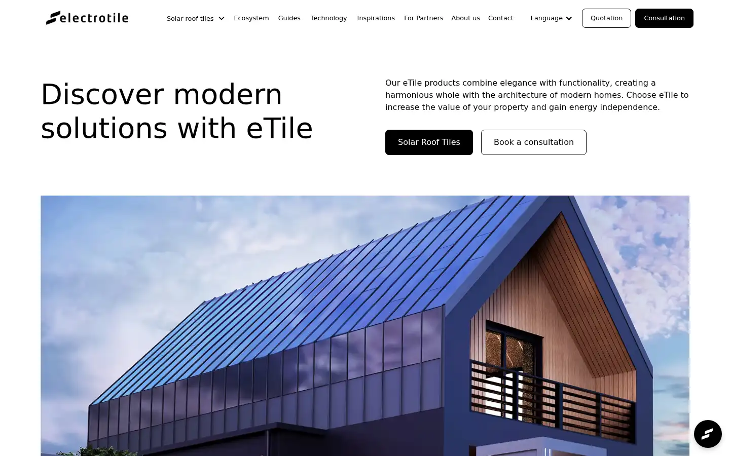 Screenshot of electrotile.com