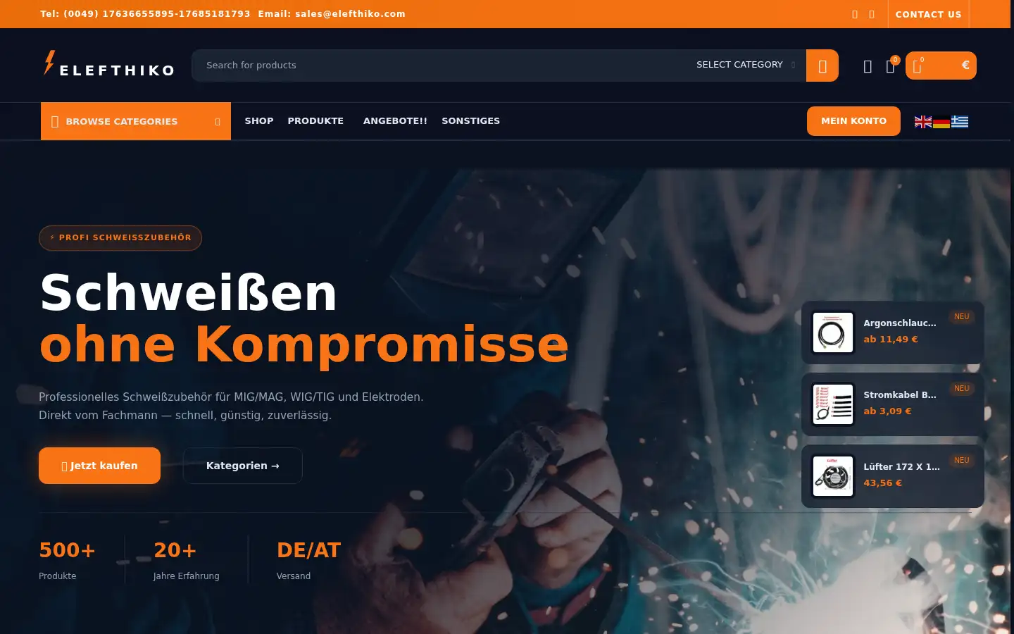 Screenshot of elefthiko.com