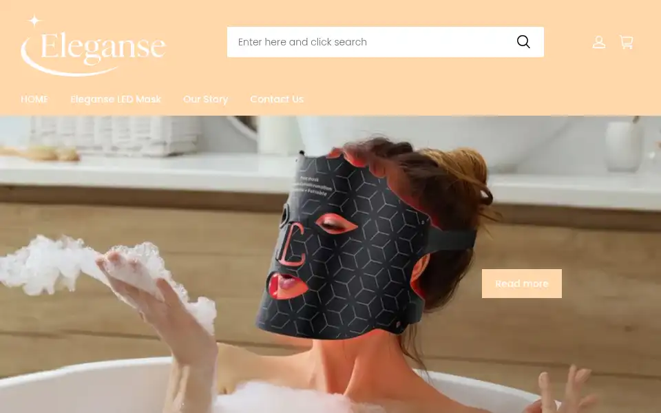 Screenshot of eleganse.co.uk