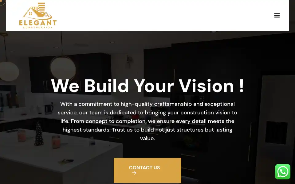 Screenshot of elegantconstruction.co.uk
