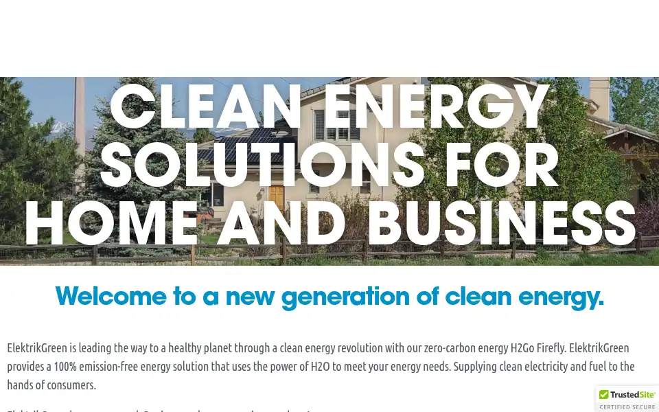 Screenshot of elektrikgreen.com
