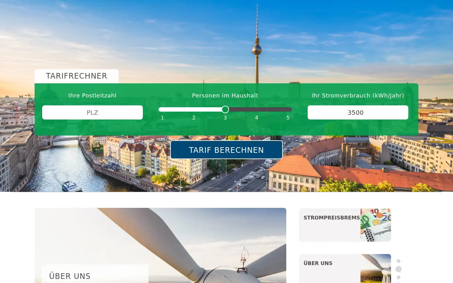 Screenshot of elektrizitaet-berlin.de