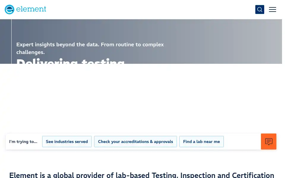 Screenshot of element.com