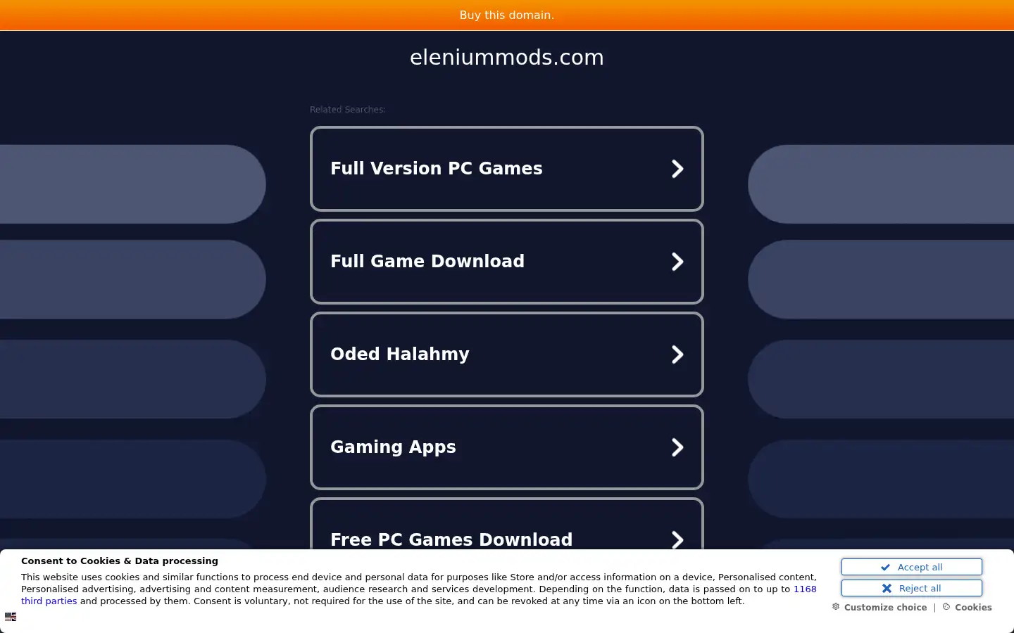 Screenshot of eleniummods.com
