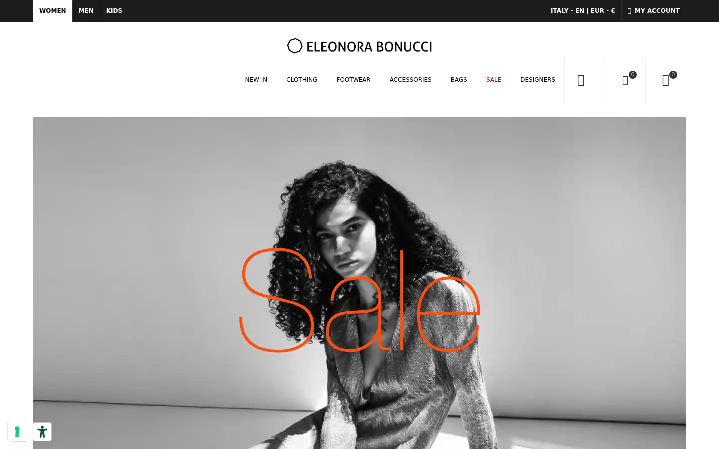 Screenshot of eleonorabonucci.com
