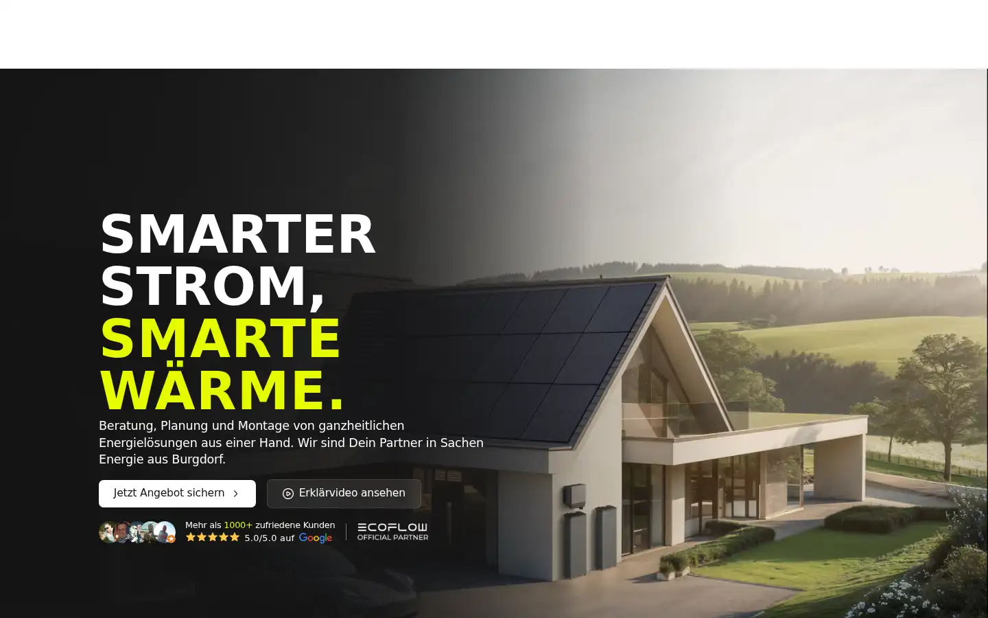 Screenshot of elephantsolar.de
