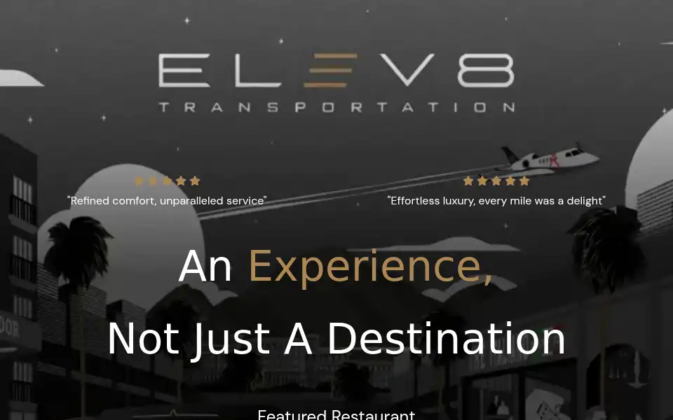 Screenshot of elev8transportation.com