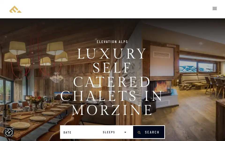 Screenshot of elevationalps.com
