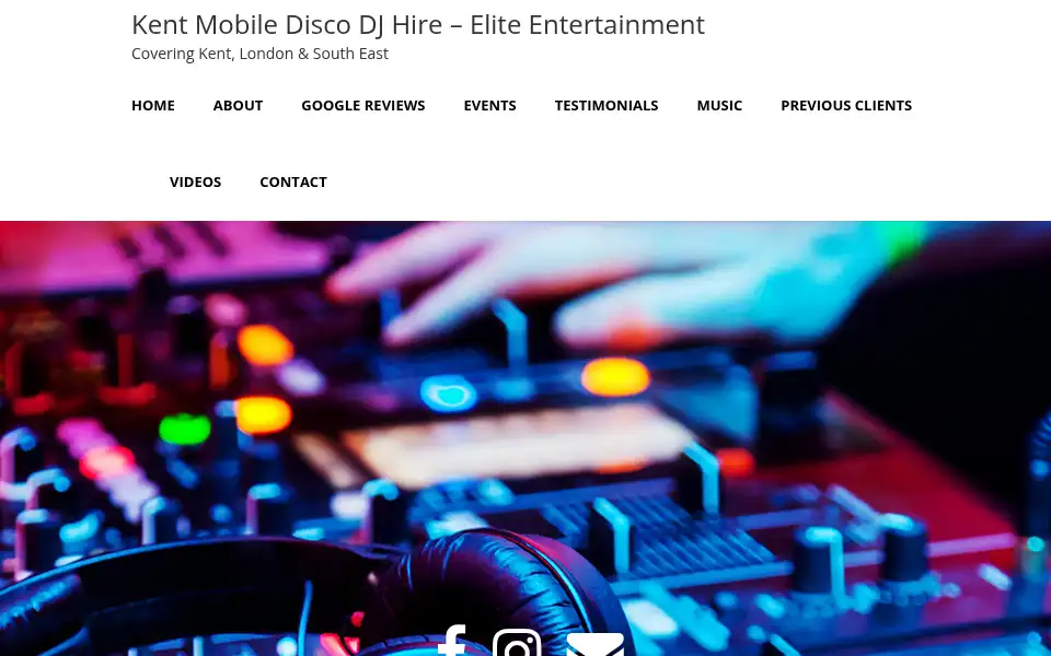 Screenshot of elite-dj.co.uk