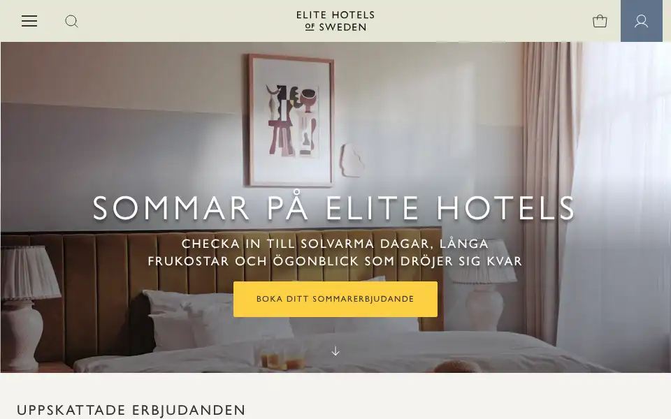 Screenshot of elite.se