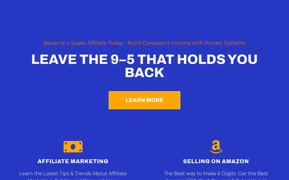 Screenshot of eliteaffiliatehacks.com