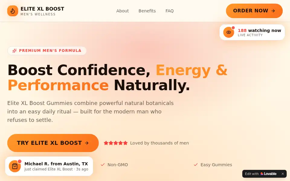Screenshot of eliteboost.lovable.app