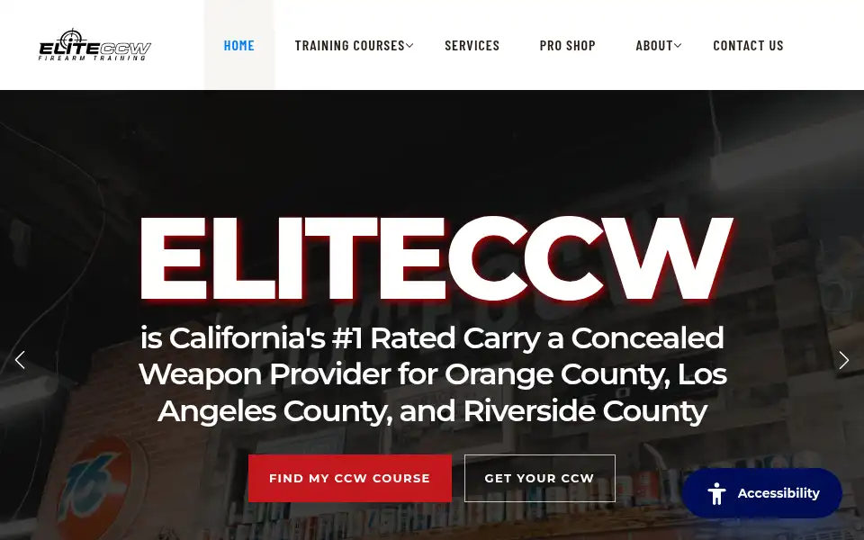 Screenshot of eliteccwtraining.com