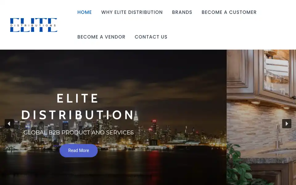 Screenshot of elitedistributions.co