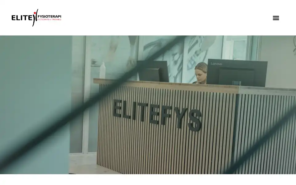 Screenshot of elitefys.dk