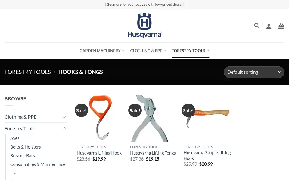 Screenshot of elitegardentools.com