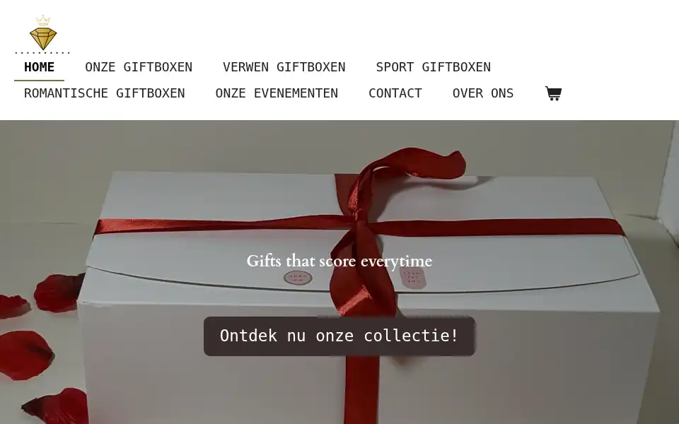 Screenshot of elitegiftbox.nl