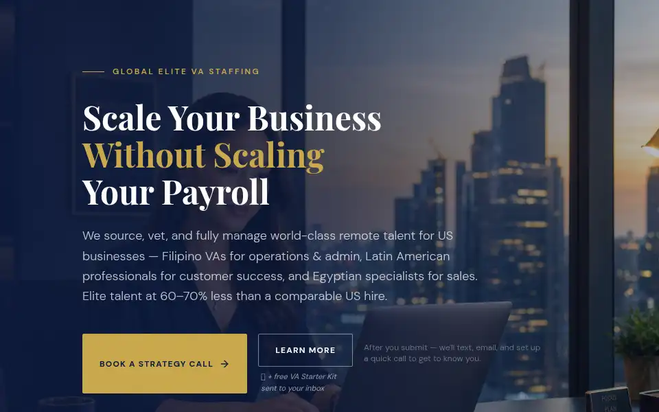 Screenshot of eliteoutsourceteam.com