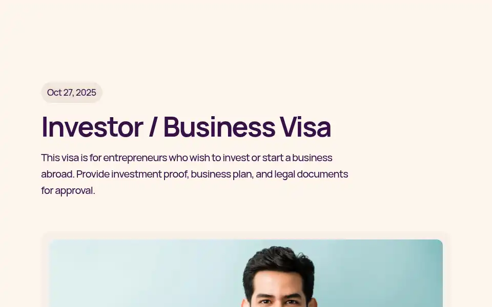 Screenshot of elitevisahub.framer.website