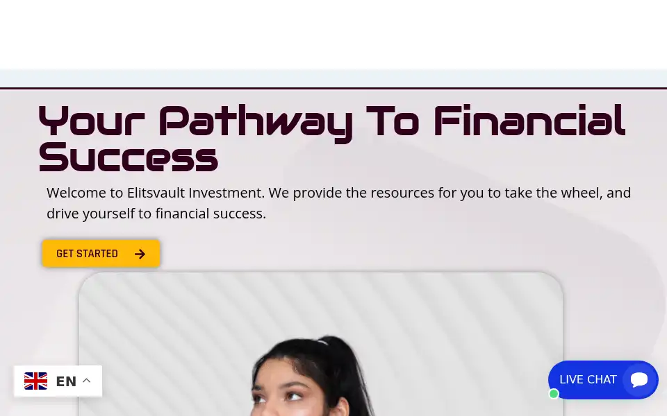 Screenshot of elitsvault.com