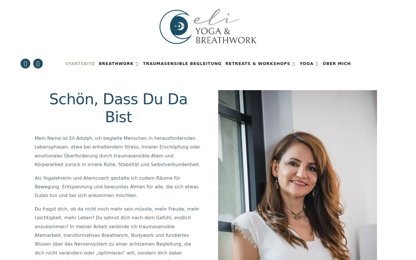 Screenshot of eliyoga.de