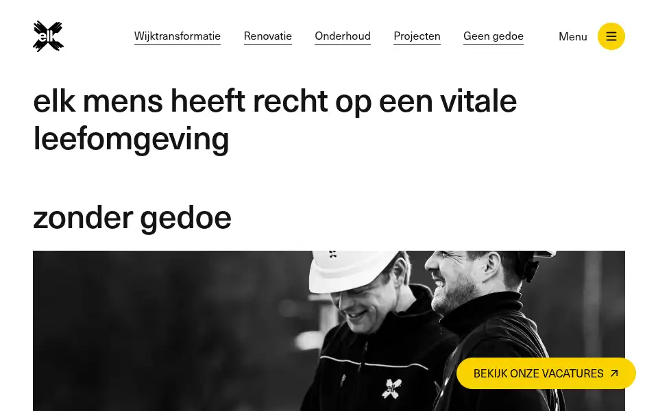 Screenshot of elk.nl