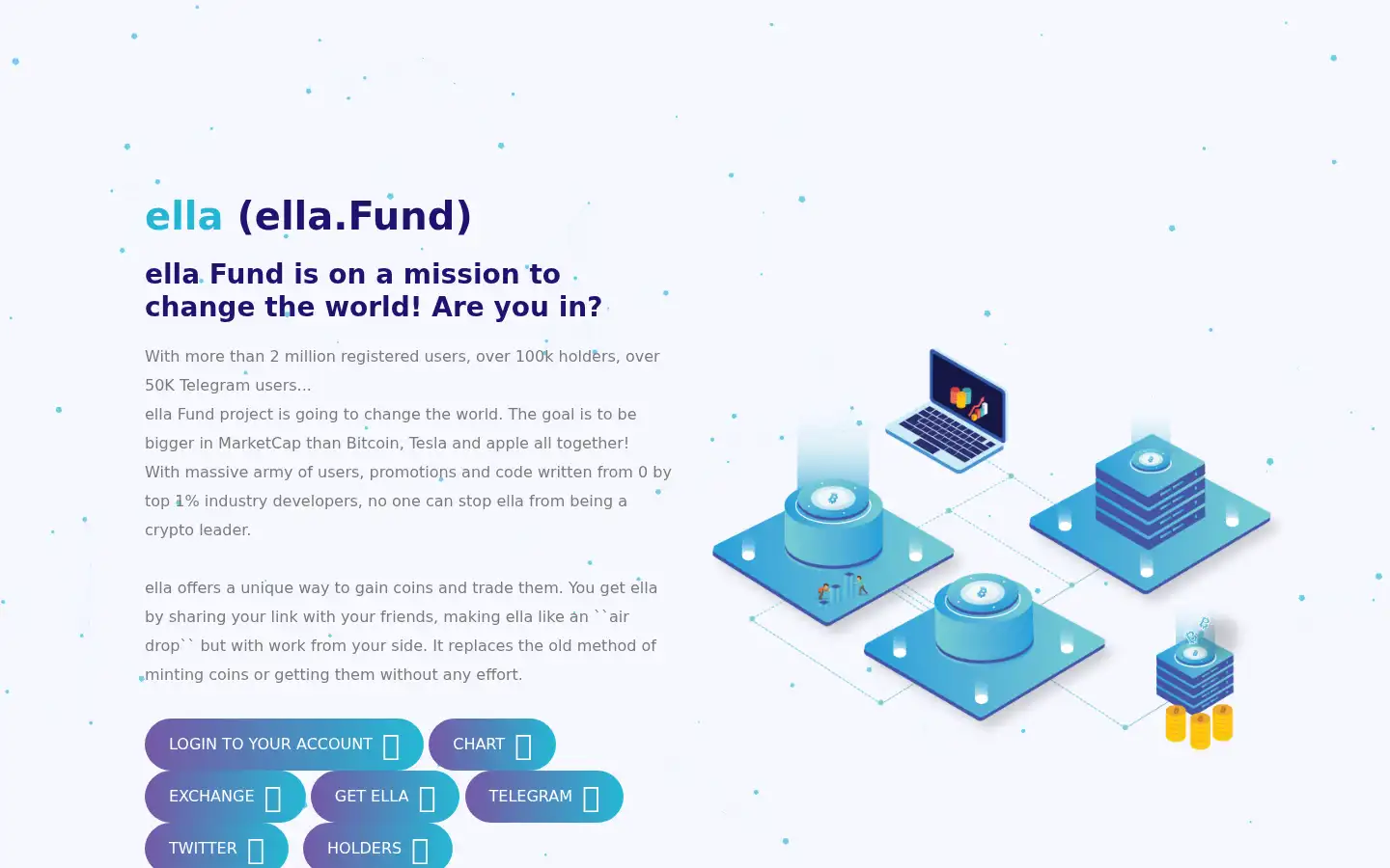 Screenshot of ella.fund
